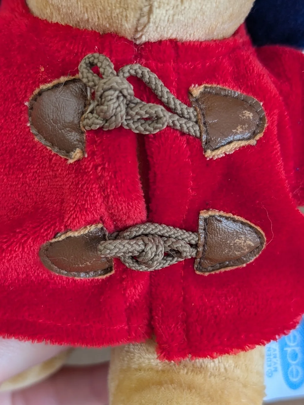 Vintage Eden Toys Paddington Bear Plush Toy, Red Coat & Blue Hat - Picture 5 of 10